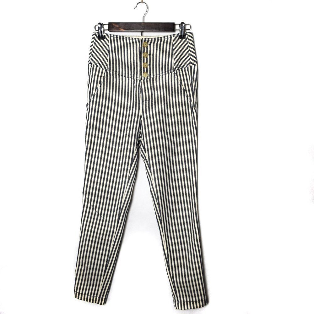Free People Frankie Striped Pants Size 0